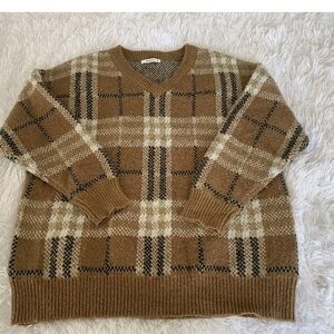 Amywmehouse Unisex Size M Whiskey/Copper Wool Blend Jumper/Sweater